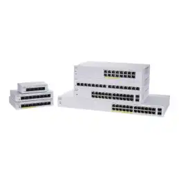 Cisco Business 110 Series 110-24PP - Commutateur - non géré - 12 x 10 - 100 - 1000 (PoE) + 12 x 1... (CBS110-24PP-EU-RF)_1